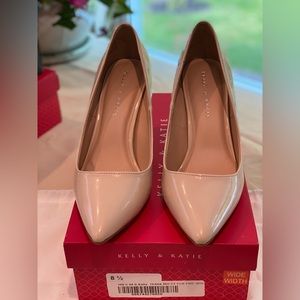 BNIB Kelly & Katie nude pumps